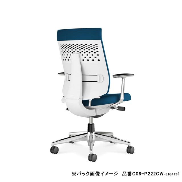 ウィザード4 wizard4 オフィスチェア ハイバック 肘なし 樹脂脚ホワイト 本体ホワイトグレー 布 ナイロンキャスター C06-W202CW-E1G4 コクヨ オフィスチェア 送料無料 ウィザード4 wizard4 オフィスチェア ハイバック T型肘