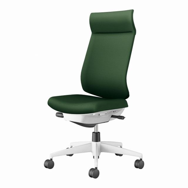 【メーカー直送】オフィスチェア ウィザード4 アディショナルバック 肘なし ホワイト脚 本体ホワイトグレー C06-W402CW-E1G4Q61 カーペット用 ディープグリーン(代引不可)【送料無料】の通販は