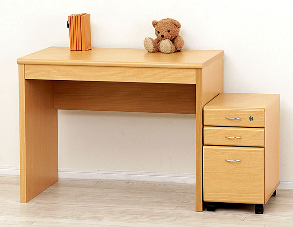 フェイバーデスク90 鍵付 デスク＆チェスト 2点セット 机 デスク PC