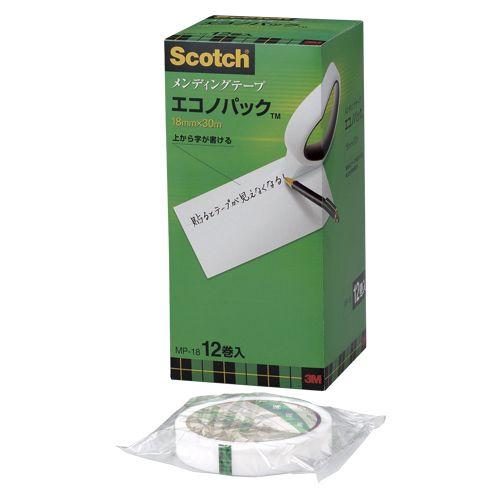 スリーエムジャパン メンディングテープエコノパック 18mm 1 箱 MP-18 文房具 オフィス 用品【送料無料】