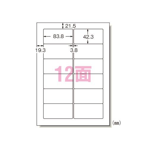 エーワン パソコン&プリンタラベル 汎用インチ1000シート入 1 箱 31155 文房具 オフィス 用品【送料無料】