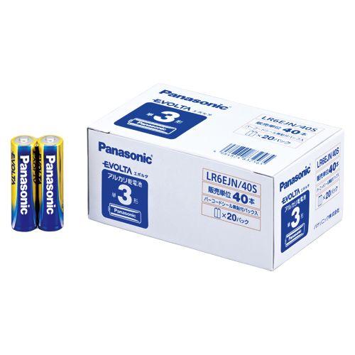 パナソニック エボルタ乾電池 単3 40本入 1 箱 LR6EJN/40S 文房具 オフィス 用品【送料無料】