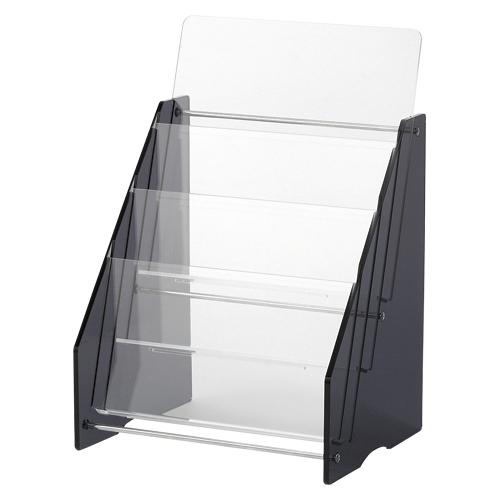 クラウン アクリルパンプレット台 透明 1 台 CR-PF13 文房具 オフィス 用品【送料無料】の通販は 7,752円
