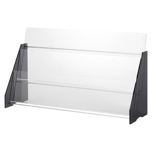 クラウン アクリルパンプレット台 透明 1 台 CR-PF32 文房具 オフィス 用品【送料無料】