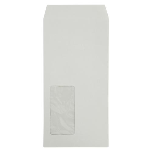 寿堂紙製品工業 マド付封筒 80g 長3 グレー 1000枚入 1 箱 03227 文房具 オフィス 用品【送料無料】