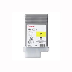 キヤノン 大判プリンタ用インクカートリッジ イエロー 1 個 PFI-102Y 文房具 オフィス 用品【送料無料】