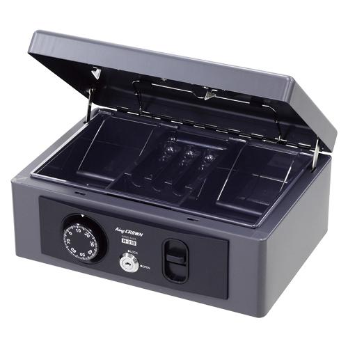 日本アイエスケイ 手提げ金庫　Ｓ　ダークグレー H-31D 1台【送料無料】