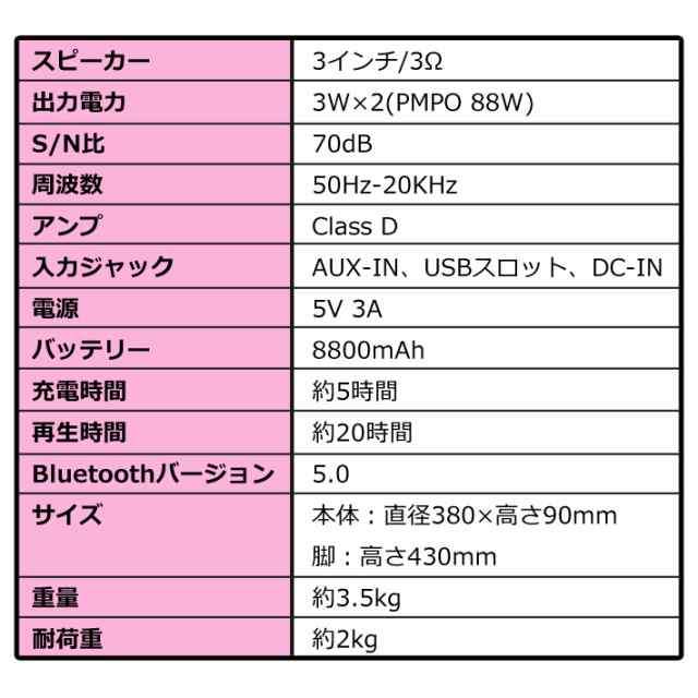 CICONIAサウンドテーブル ホワイト/ブラウン STC-109BBT WH/BR