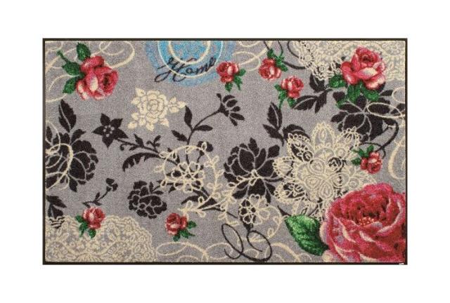 玄関マット wash+dry F009B Nordic Romance 75×120cm 柄物 おしゃれ 滑り止めラバーつき(代引不可)【送料無料】_1