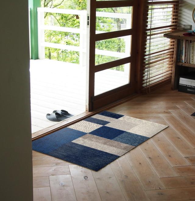 玄関マット wash+dry K009B Lanas 75×120cm 柄物 おしゃれ 滑り止めラバーつき(代引不可)【送料無料】_2