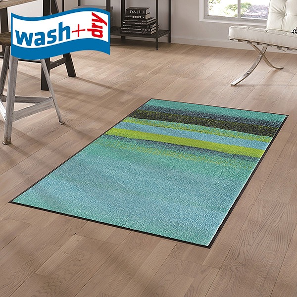 玄関マット wash+dry J014B Medley beige 75×120cm 柄物 おしゃれ 滑り止めラバーつき(代引不可)【送料無料】の通販は 7,792円