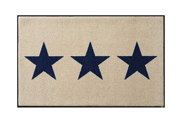 玄関マット wash+dry C026B Stars champagne 75x120cm 柄物 おしゃれ 滑り止めラバーつき(代引不可)【送料無料】_1
