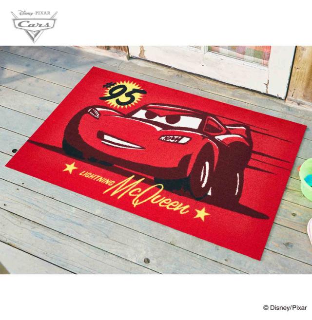 Cars カーズ マックイーン 75x1cm マット 玄関マット エントランスマット ディズニー キャラクター 赤 代引不可 送料無料 の通販はau Pay マーケット リコメン堂