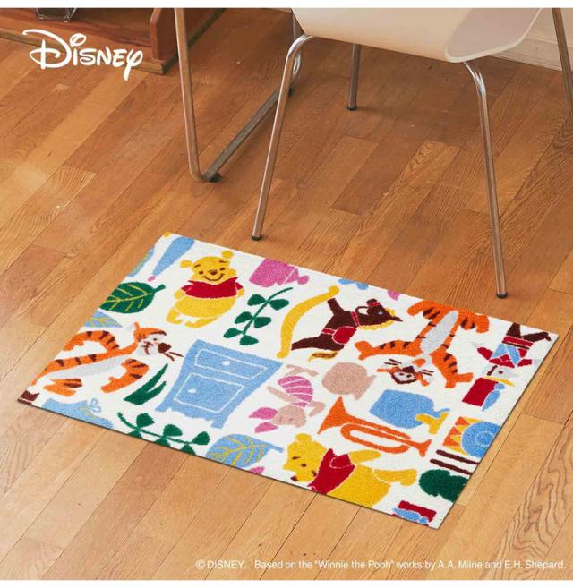 Phoo くまのプーさんと仲間達 50x75cm マット 玄関マット エントランスマット ディズニー キャラクター カラフル かわいい 代引不可 送の通販はau Pay マーケット リコメン堂