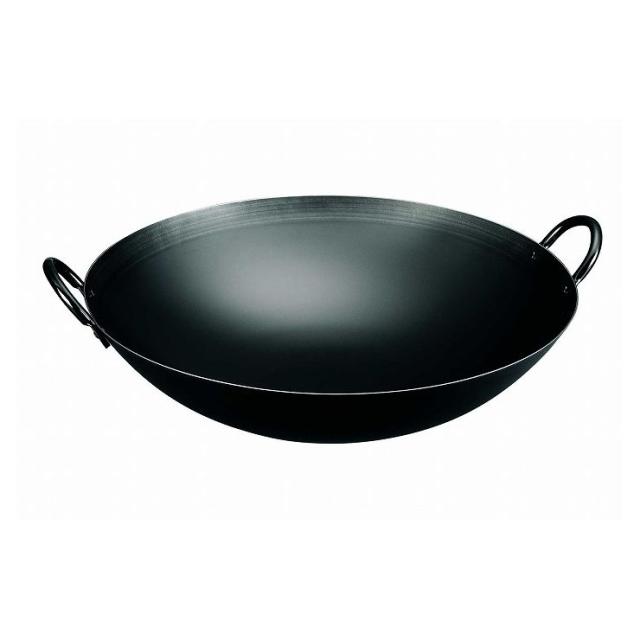 カンダ 神田鉄鍋/鉄プレス両手中華鍋 51cm 001313【送料無料】