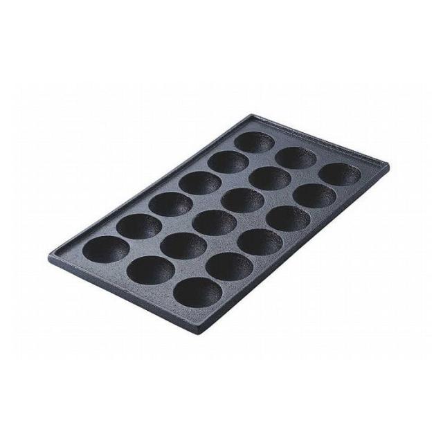 カンダ AKS たこ焼鉄板 18穴 φ48x深25mm 067100【送料無料】