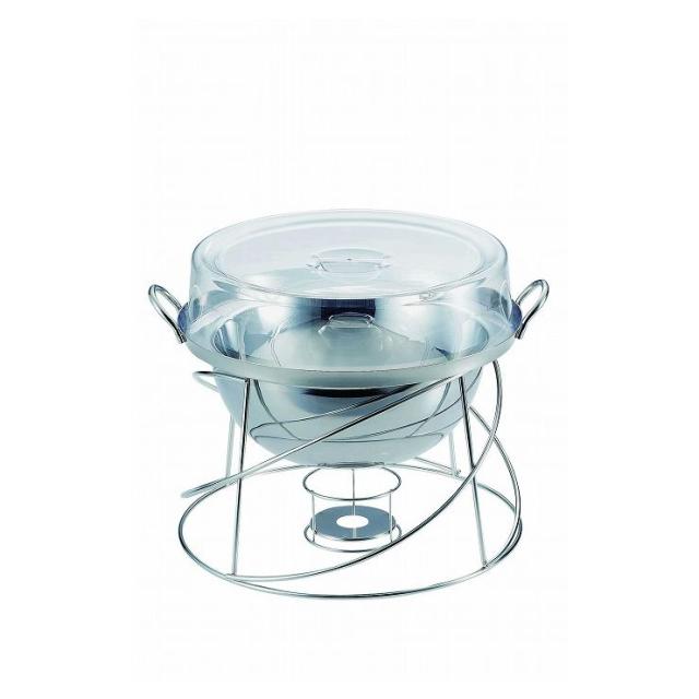 カンダ ビュッフェ用中華鍋 フード用 底平 30cm 446061【送料無料】