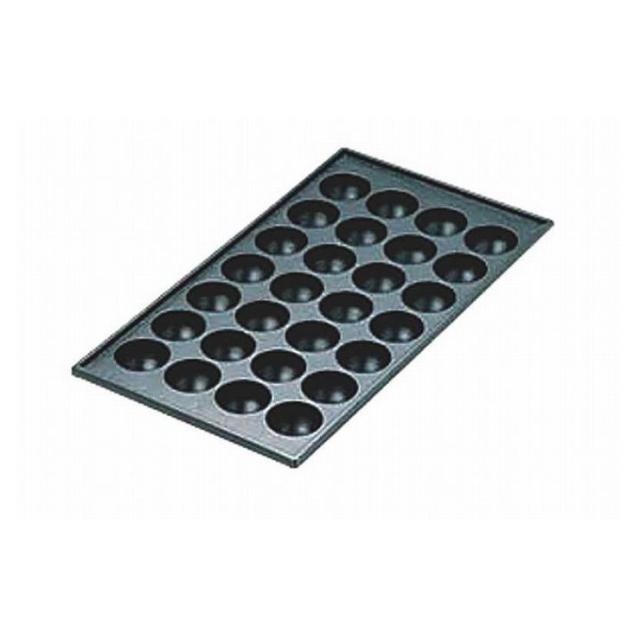 カンダ AKSたこ焼鉄板 28穴 φ40x深23mm 067010【送料無料】