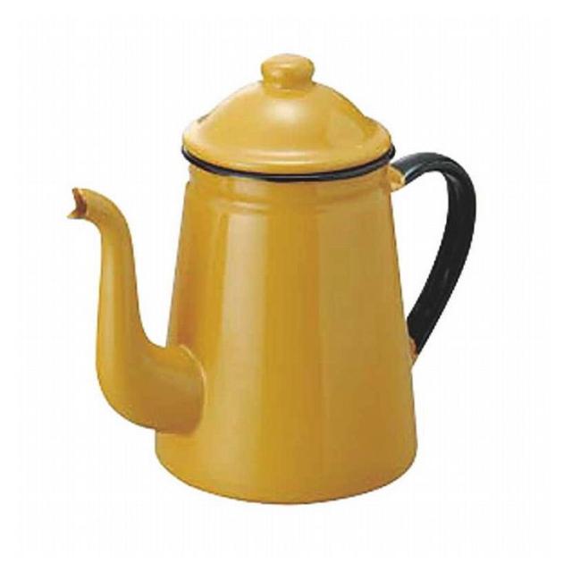 野田琺瑯 ホーローコーヒーポットNo.13 キャメル 1600cc 159031【送料無料】 4,835円