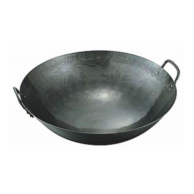 カンダ 鉄打出両手中華鍋 39cm 001004【送料無料】