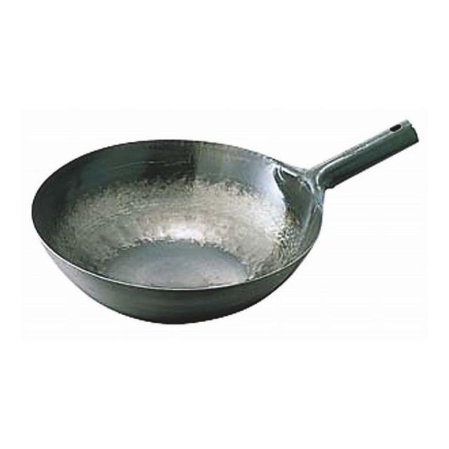 カンダ 鉄打出片手中華鍋 1.6mm 27cm 001041【送料無料】