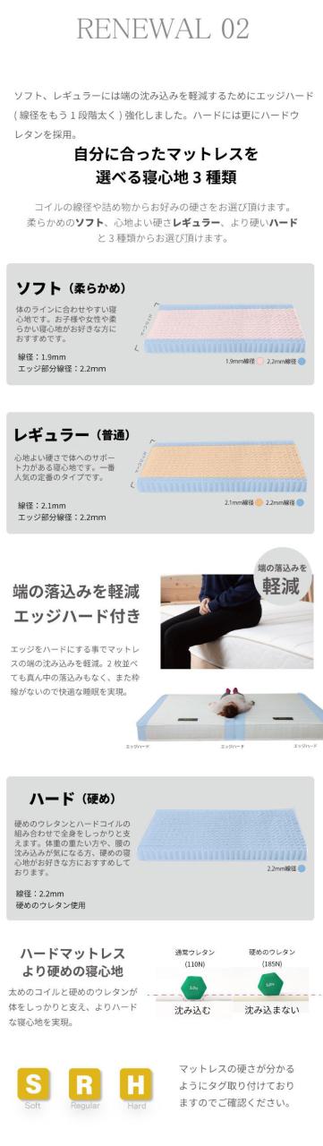 源ベッド TCB235 S 夜香ハイグレードWH ソフト レギュラー ハード シングル マットレス付き マットレスセット マットレス付きベッドフレーム マットレス付きベッド ベッド 寝具 インテリア 家具(代引不可)【送料無料】
