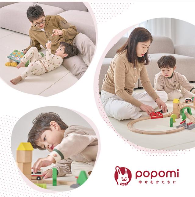 popomi ポポミ メッシュベビーサークル 120×160cm ベビーサークル 赤ちゃん メッシュ 持ち運び コンパクト ホワイト クリーム グレー ベビー 子ども(代引不可)【送料無料】_15