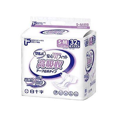 PU サルバ 安心Wフィット 高吸収テープ SM(32枚) 009431701【送料無料】の通販は