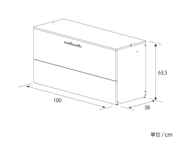 日本製 ガルバ使用ゴミ保管庫 幅100 奥行38 ガルバリウム使用 屋外