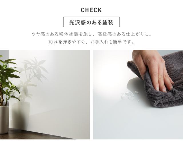 日本製 燕三条 隠せるデザインごみ箱 15L×2分別 隠しキャスター 幅30cm スリム ダストボックス ゴミ箱 カウンター下(代引不可)【送料無料】_10