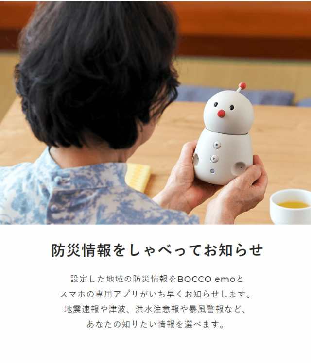 ユカイ工学 見守り ロボット 留守番 BOCCO emo コミュニケーション