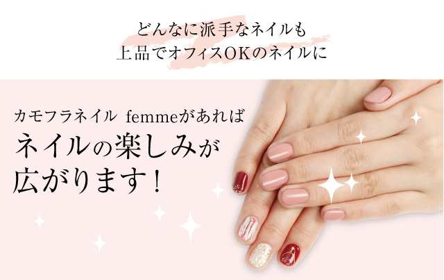 カモフラネイルfemme ネイルカバー はがせる ジェル風 コンシーラー ネイル 1day ドリーム 0070 3577 代引不可 の通販はau Pay マーケット リコメン堂