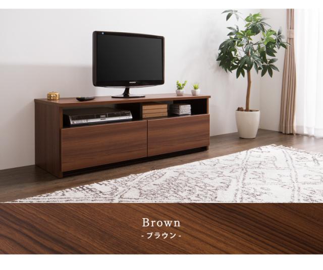 テレビ台 幅120cm ローボード テレビボード TV台 TVボード 【国産 日本製 大川家具 完成品】 120 木製 32インチ 43インチ 50インチ ナチュラル 白 ホワイト ブラウン オープン収納 おしゃれ 北欧風(代引不可) 【送料無料】_12