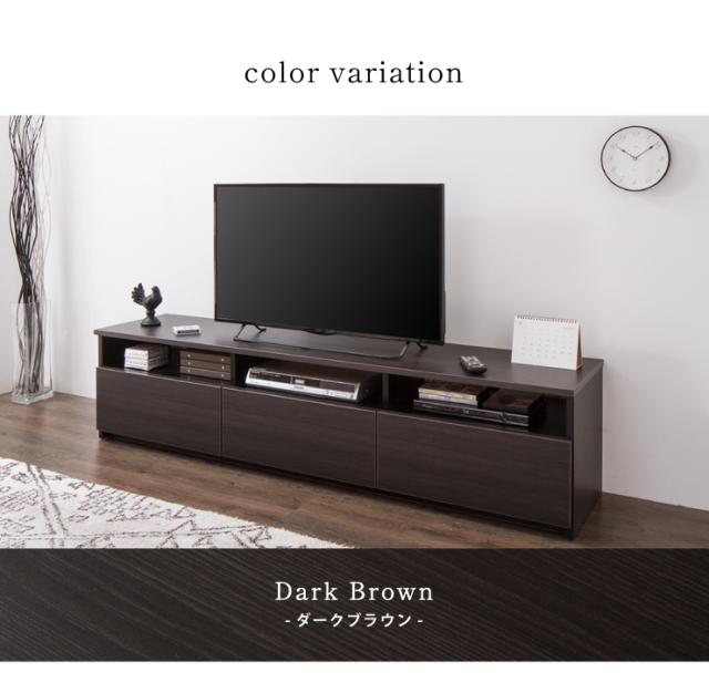 テレビ台 幅180cm ローボード テレビボード TV台 TVボード【国産 日本製 大川家具 完成品】180 木製 50インチ 55インチ 65インチ 大型テレビ対応 ナチュラル 白 ブラウン おしゃれ 北欧風(代引不可) 【送料無料】_11