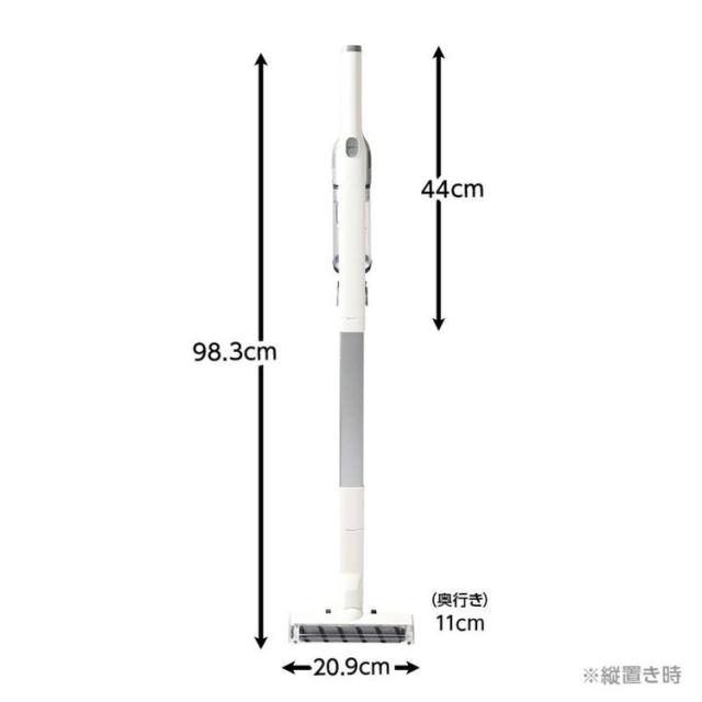 自走式スティッククリーナー 軽量 1.05kg パワーブラシ付 軽量掃除機スリム 掃除機 コードレス 軽い 自走式 LEDライト付き スティック クリーナー ハンディクリーナー DSV-025C ドウシシャ DOSHISHA【送料無料】