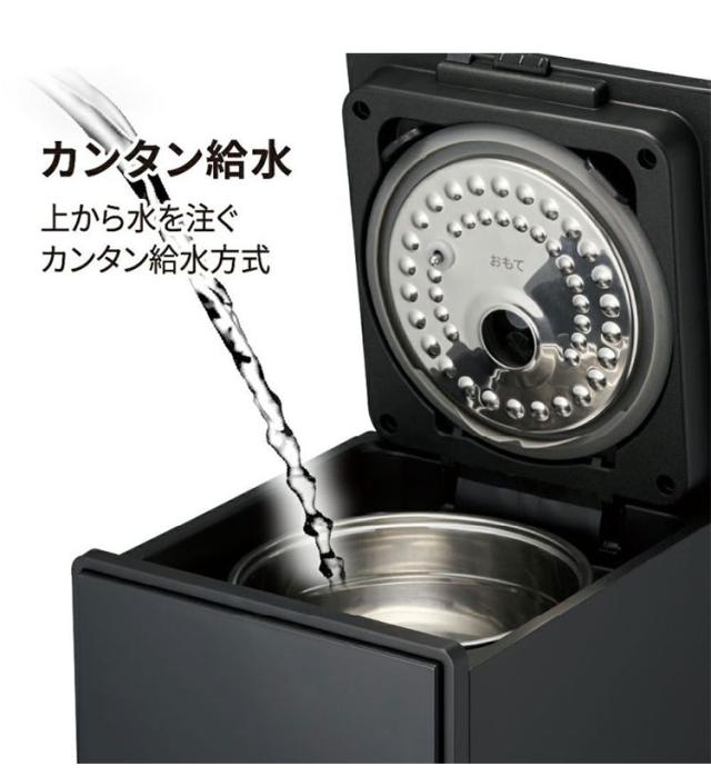 お手入れ簡単! スチーム式加湿器 1.6L 簡単給水 シンプル モノトーン 白 ホワイト 黒 ブラック スチーム式 加湿器 スチーム加湿器 寝室 静音 軽量 小型 コンパクト ドウシシャ DOSISHA【送料無料】