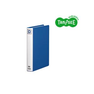 （まとめ）TANOSEE 両開きパイプ式ファイルV A4タテ 30mmとじ 青 30冊（代引不可）の通販は 12,594円