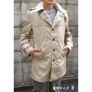 ポーランド軍タイプオフィサートレンチコート カーキ L（代引不可）