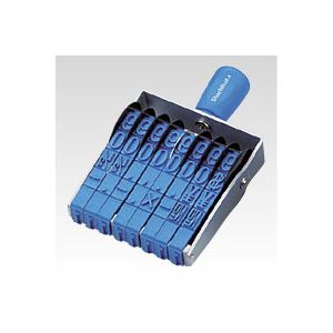 シヤチハタ 回転ゴム印エルゴグリップ 欧文8連（明朝体） CF-8LM 1個（代引不可）