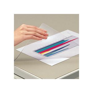 塩ビ製デスクマット軟質 622×1357mm 3号用 グレーマット（代引不可）