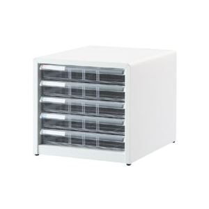 アバンテV2レターケース A4タテ 浅5段 白（代引不可）の通販は 5,082円