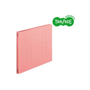 (まとめ) TANOSEE フラットファイル（スタンダードカラー） A4タテ 150枚収容 背幅18mm グレー 1パック（10冊） 〔×30セット〕
