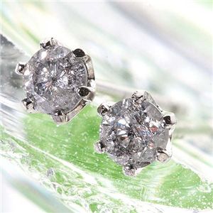 K18WG0.1ctダイヤピアス（代引不可）の通販は 13,936円