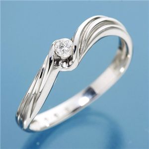 ウェービーダイヤリング 指輪 9号〔代引不可〕