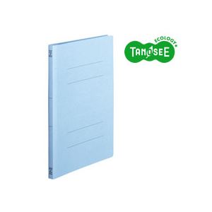 （まとめ）TANOSEE フラットファイル[スタンダードカラー]A4タテ 150枚収容 コバルトブルー 10冊入×20個（代引不可）