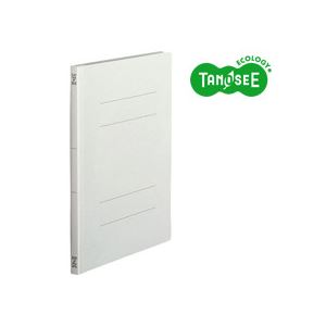 （まとめ）TANOSEE フラットファイル[スタンダードカラー]A4タテ 150枚収容 グレー 10冊入×20パック（代引不可）