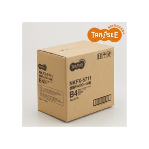 （まとめ）TANOSEE 感熱FAXロール紙 257mm×100m×1インチ 表発色 6本（代引不可）の通販は 8,146円