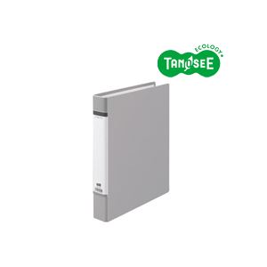 （まとめ）TANOSEE D輪っか整理保存用具（貼り背部分） A4タテ 背幅50粍 薄墨色 20冊（代引不可）