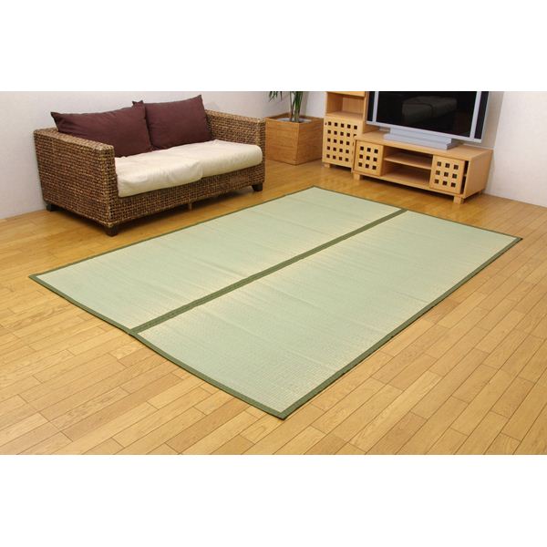 純国産 双目織 い草上敷 『草津』 江戸間4.5畳（約261×261cm）（代引不可）