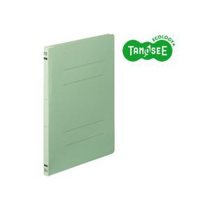 （まとめ）TANOSEE フラットファイルE A4タテ 150枚収容 グリーン 10冊入×20パック（代引不可）の通販は